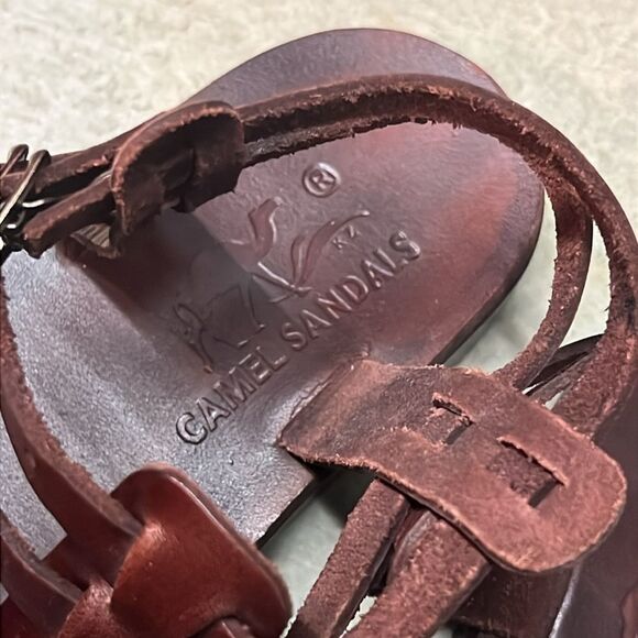 Camel Gladiator Sandals Size 40/9US B11 - Picture 9 of 10